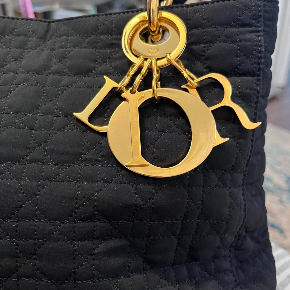 Christian Dior nylon lady Dior handbag in EUC - Picture 3 of 17